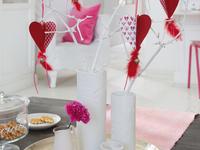 Walentynkowe inspiracje: papierowe serduszka walentynkowe
