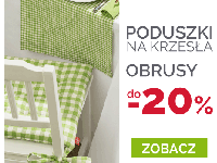 Poduszki i obrusy -20% w Dekoria.pl